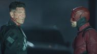 Frank Castle and Daredevil in Daredevil: Born Again Season 1 (Image via Disney+)